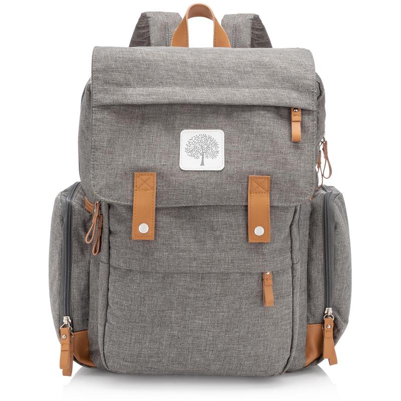 Birch Bag Diaper Backpack Gray