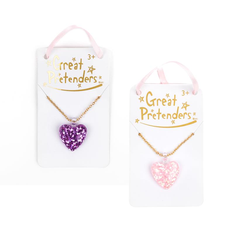 Glitter Heart Necklace