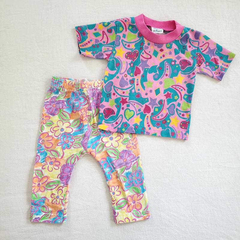 Vintage Bundle Girly ShirtPants 12 month