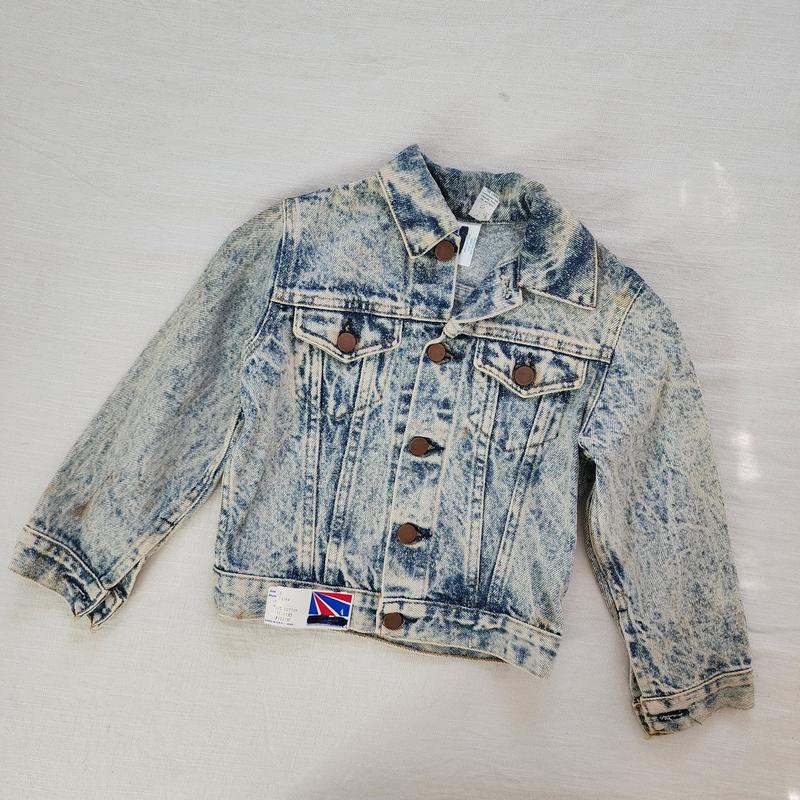 Vintage Deadstock Acid Wash Jacket kids